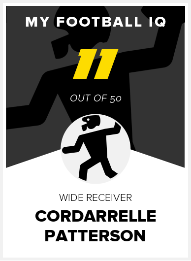 Cordarrelle Patterson Wonderlic Score
