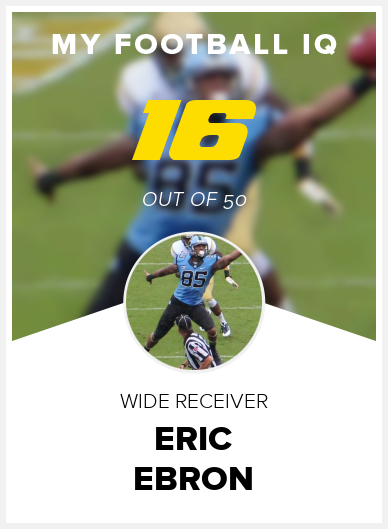 Eric Ebron Wonderlic Score