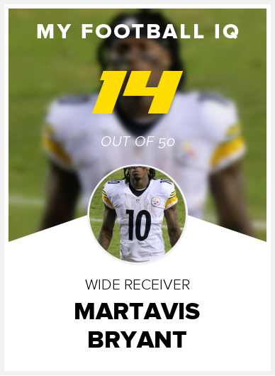 Martavis Bryant Wonderlic Score