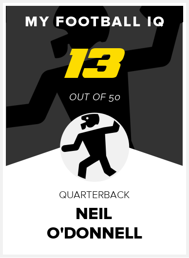 Neil O'Donnell Wonderlic Score