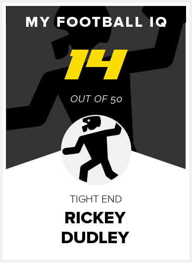 Rickey Dudley Wonderlic Score